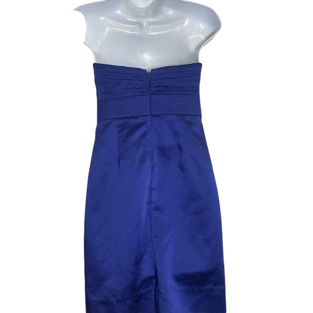 NWT Phoebeโ Couture Dress size 0 Sapphire Royal Blue Strapless Dress ๐๐ - Picture 6 of 10
